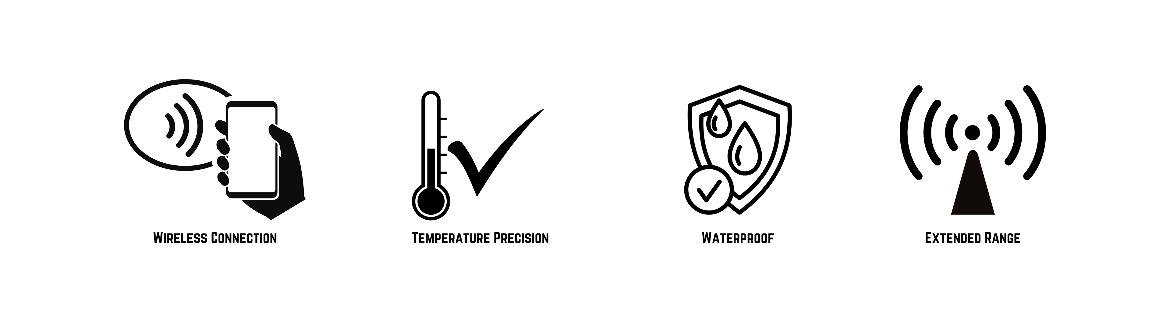 Grill Boss Smart Meat Thermometer Icons